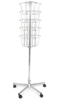 Broschyrst�ll p� hjul. A4x20