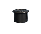 Plastknopp med kant r�r
