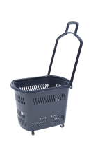 Kundkorg p� hjul, 45L Gr�